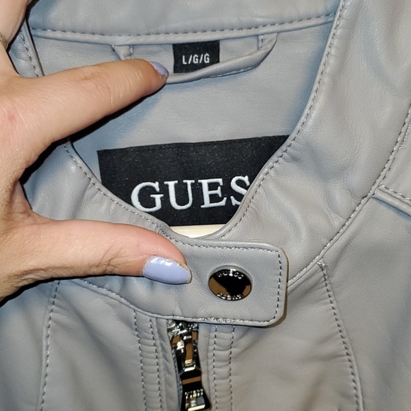 Guess Faux Leather Jacket - Picture 2 of 9